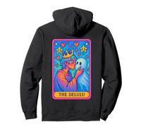The Delulu Tarot Card Funny Ghostcore Pullover Hoodie
