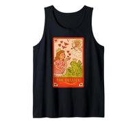The Delulu Tarot Princess Frog Red Flags Design Tank Top