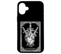The Delusion Tarot Card Three Swords Gothic Grunge Graphic Case for iPhone 16 Plus