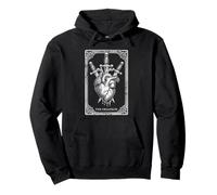 The Delusion Tarot Card Three Swords Gothic Grunge Graphic Pullover Hoodie