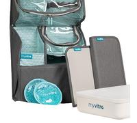 The Deluxe IVF Support Kit from MyVitro | Great IVF Gift | IVF Organizer | 6 Products | IVF Must Haves | White Color