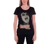 The Demon Rock God Skinny Fit T Shirt Kiss Black S