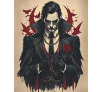 The Demon’s Rose: Gothic Horror Notebook: Dark Aesthetic Lined Journal - Perfect for Halloween or Everyday