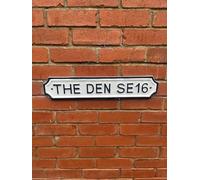 THE DEN SE16 Vintage Style MILLWALL Road Street Sign SOLID METAL
