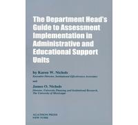 The Department Head's Guide to Assessment Implementation in Administrative and Educational Support Units