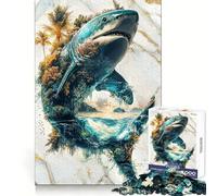 The Depths' Dominion Jigsaw Puzzles 1000 Piece for Adults Mental Logic Toy Peaceful Fun Firm Cut Cherished Gift (50x75cm)