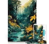 The Depths of A Rainforest Teenager Jigsaw Puzzles 1000 Pieces Memory Boost Home Activity Pattern Assembly Perfect Present (50x75cm)