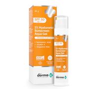 The Derma Co 1% Hyaluronic Sunscreen Aqua Ultra Light Gel with SPF 50 P For Broad Spectrum, UV A, UV B & Blue Light Protection - 50g(dermaco)