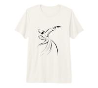 The Dervish Relationship Between Body and Soul Line Art Premium T-Shirt
