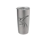 The Dervish Relationship Between Body and Soul Line Art Stainless Steel Insulated Tumbler