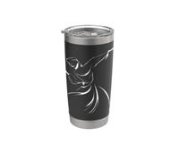 The Dervish Relationship Between Man and God Line Art Stainless Steel Insulated Tumbler