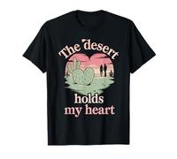 The Desert Holds My Heart Southwest Cactus T-Shirt