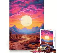 The Desert Path 1000 Piece Jigsaws for Adults Puzzle Intellect Toy Relaxing Fun Quality Cut Fine Art Piece (38x26cm)