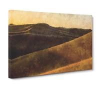 The Desert Vol.1 Canvas Print | Gallery Wrapped 30mm Frame Wall Art | 24x16 inches | Ready to Hang | Modern Landscape Picture | Living Room Bedroom Lounge Office