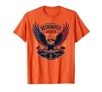 The Designated Driver of Old Glory T-Shirt, Men, Orange, XX-Large