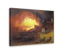 The Destruction of Sodom And Gomorrah Painting 1852 by John Martin Poster Bedroom Canvas Decor Print Wall Art Office Room Aesthetic Decor Gift Frame 2