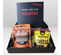 The Detective’s Night In Hamper | Murder Mystery Case File with Gourmet Snacks | Immersive Cold Case Experience - Unique Gift or Date Night Treat (The Author - The Murder of Ambrose Blackwood)