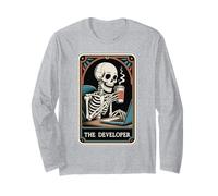 The Developer Tarot Card Funny Programmer Software Engineer Long Sleeve T-Shirt