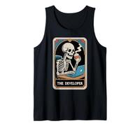 The Developer Tarot Card Programmer Software Engineer Coding Tank Top