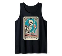 The Developer Tarot Card Programmer Tech Software Engineer Tank Top