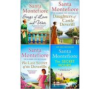 The Deverill Chronicles Collection 4 Books Set By Santa Montefiore (Songs of Love and War, Daughters of Castle Deverill, The Last Secret of the Deverills, The Secret Hours)