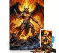 The Devil 1000 Piece Jigsaw Puzzles for Adults Jigsaw Mental Toy Soothing Fun Premium Cut Birthday Gift (50x75cm)