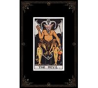 The Devil: 120 Blank Lined Pages, 6 X 9 College Ruled, The Devil Tarot Card Notebook - Antique Vintage Style Journal, Diary, Notebook (Tarot Card ... Vintage Style - Tarot Card Notebooks)