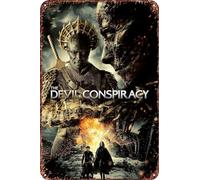 The Devil Conspiracy movie Metal Tin Sign Poster Decor for Living Room Cafe Decorative Sign for Wall 12x8Inches