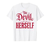The Devil Herself Retro Occult Women Dark Feminine Value Graphic T-Shirt