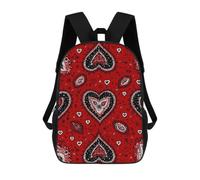 The Devil in The Cell Classic 17Inch Backpack Travel Daypack Laptop with Side Pockets for Men Women