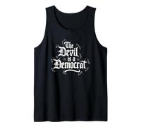 The Devil is A Democrat Tshirt Retro Democrats Liberal Tank Top