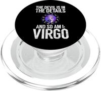 The Devil is in the Details and so am i Virgo PopSockets PopGrip for MagSafe