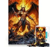 The Devil Jigsaw Puzzles for Adults 1000 Pieces Brain Challenge Toy Quiet Fun Precise Cut Wall Art Decor (38x26cm)