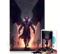 The Devil Jigsaw Puzzles for Teenagers 1000 Brain Workout Toy Simple Fun Image Assembly Cherished Gift (38x26cm)