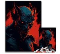 The Devil Jigsaws 1000 Pieces for Adults Wooden Jigsaw Puzzles for Adults Gift for Men And Women Daily Special Occasion 1000 PCS(75x50cm)