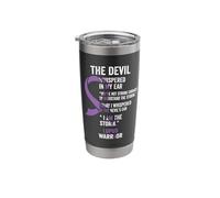 The Devil- Lupus Supporter Ribbon Water Bottle Stainless Steel Insulated Tumbler