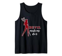 The Devil Made me do it Tank Top