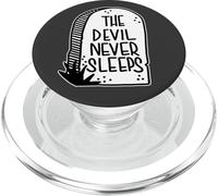 The Devil Never Sleeps Tombstone PopSockets PopGrip for MagSafe
