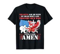 The Devil Saw Me And Thought He'd Won Until I Said Amen T-Shirt