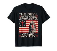 The Devil Saw Me And Thought He'd Won Until I Said Amen T-Shirt