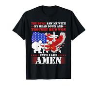 The Devil Saw Me and Thought He'd Won Until I Said Amen T-Shirt