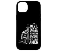 The Devil Saw Me Thought He'd Won Christian Religious Saying Case for iPhone 14 Plus