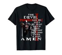 The Devil Saw Me With My Head Down And Thought He'D Won T-Shirt