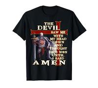 The Devil Saw Me With My Head Down Knights Templar T-Shirt