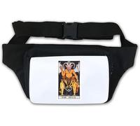 The Devil Tarot Card Art Logo Waist Bag Fanny Pack White