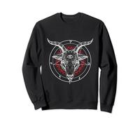 The Devil Tarot Card Baphomet Gothic Witch Occult Halloween Sweatshirt