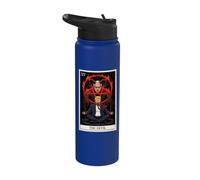 The Devil Tarot Card Funny Political Satire Halloween Stainless Steel Insulated Water Bottle