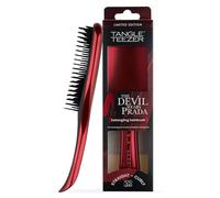 The Devil Wears Prada and Tangle Teezer The Ultimate Detangler™ Hairbrush - Detangling Brush For Straight To Curly Hair- Two-Tiered Teeth Reduce Breakage - Limited-Edition Red Metallic Finish