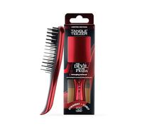 The Devil Wears Prada and Tangle Teezer The Ultimate Detangler™ Mini Hairbrush - Detangling Brush For Straight To Curly Hair- Travel-Friendly Size - Limited-Edition Red Metallic Finish