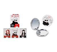 The Devil Wears Prada Face Mask Trio & Compact Mirror Bundle | Officially Licensed | Hyaluronic Acid Sheet Masks | Double-Sided Mirror | Skincare Gift Set | Mad Beauty